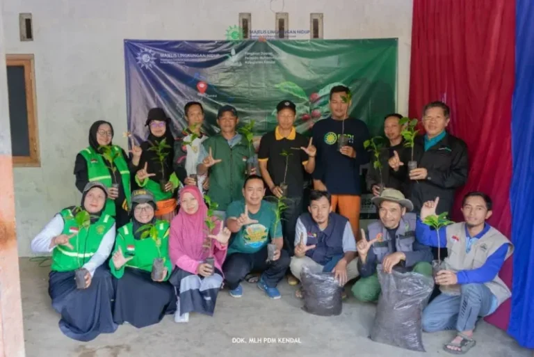 Hijaukan Lereng Gunung Prau, Muhammadiyah Kendal Tanam 1.000 Bibit Kopi Arabika Bernilai Tinggi