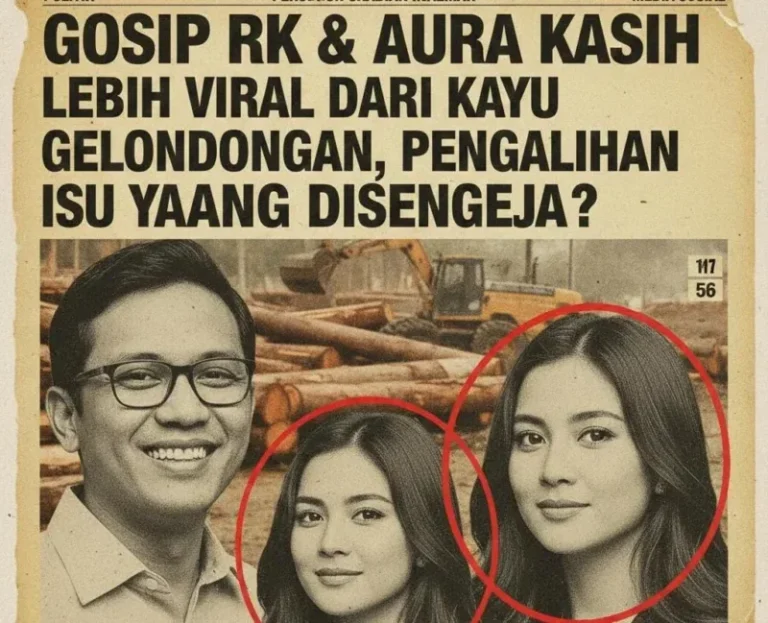 Gosip RK dan Aura Kasih Lebih Viral dari Kayu Gelondongan, Pengalihan Isu yang Disengaja?