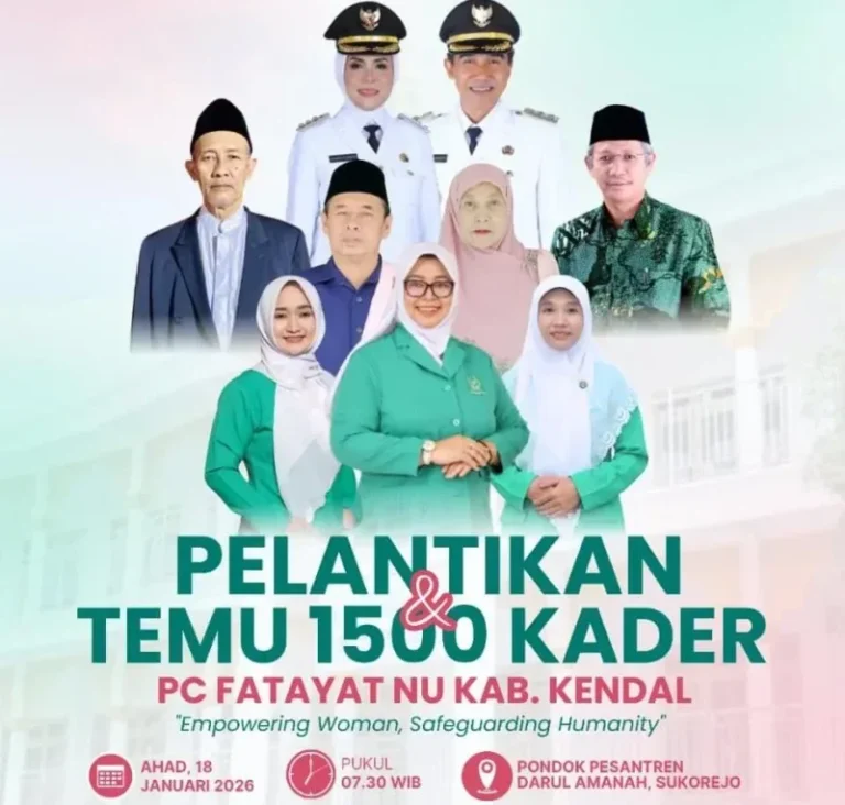 Ketua PP Fatayat NU Hadiri Pelantikan PC Fatayat Kendal, Pimpin Halaqoh Perempuan