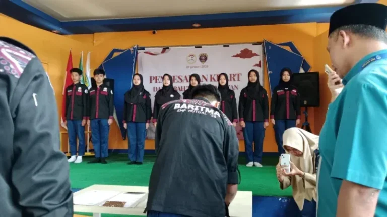 Jadi Ikon Kedisiplinan di SMP Mutual, BARITMA Resmi Dikukuhkan
