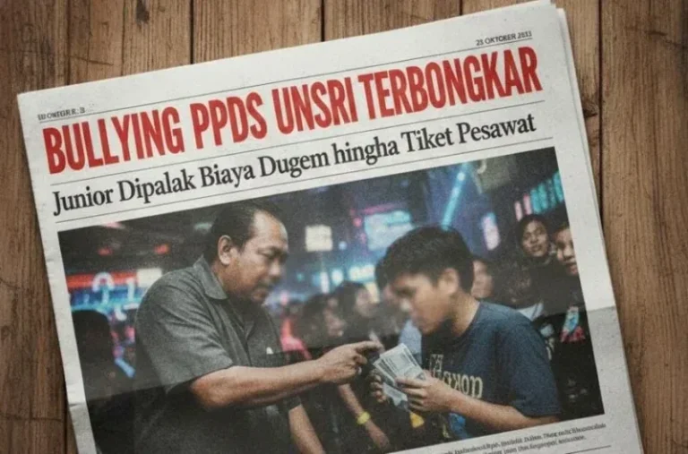 Bullying PPDS Unsri Terbongkar, Junior Dipalak Biaya Dugem hingga Tiket Pesawat