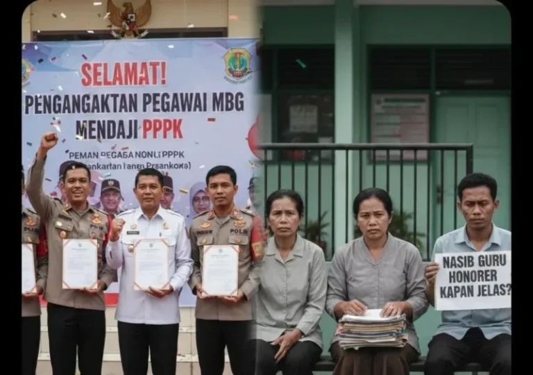 Pegawai MBG Diangkat Jadi PPPK, Lalu Bagaimana Nasib Guru Honorer?