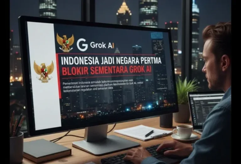 Indonesia Jadi Negara Pertama Blokir Sementara Grok AI