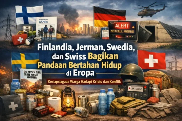 Finlandia, Jerman, Swedia, dan Swiss Bagikan Panduan Bertahan Hidup kepada Warganya