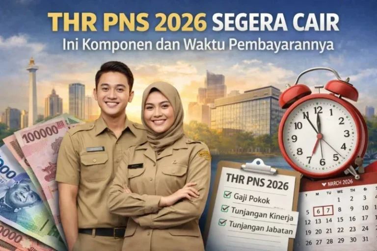 THR PNS 2026 Segera Cair, Ini Komponen dan Waktu Pembayarannya