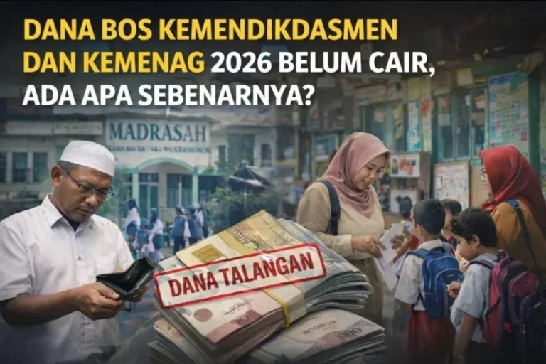 Dana BOS Kemendikdasmen dan Kemenag 2026 Belum Cair, Ada Apa Sebenarnya?