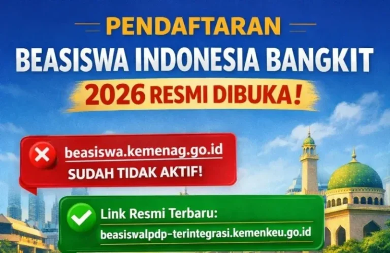 Pendaftaran Beasiswa Indonesia Bangkit 2026 Dibuka, Ini Link Resminya