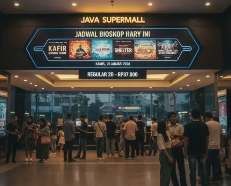 Jadwal Bioskop Java Supermall Semarang 29 Januari 2026