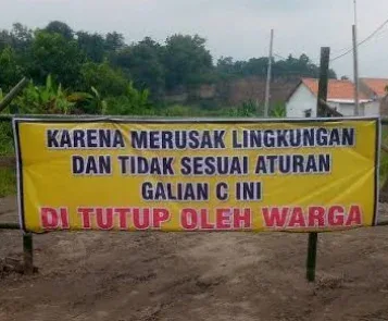 Pemerintah Dinilai Tak Tegas, Warga Turun Tangan Hentikan Galian C