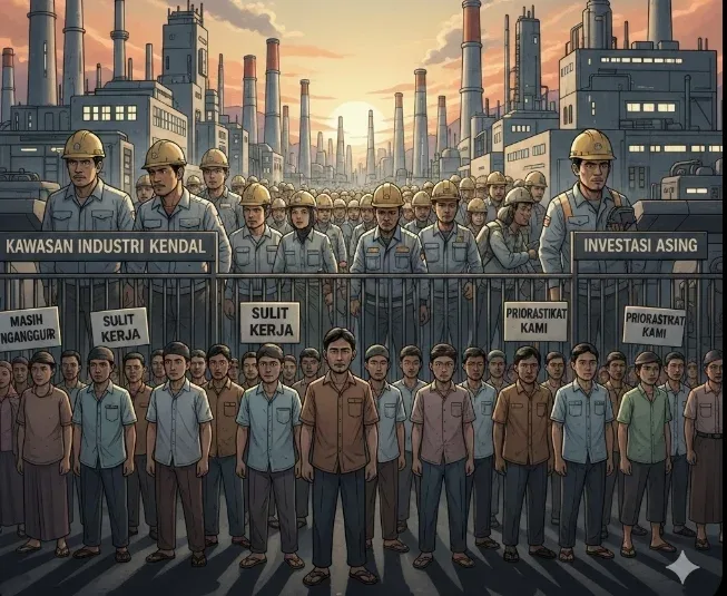 TKA Membludak, Pengangguran Warga Kendal Masih Tinggi