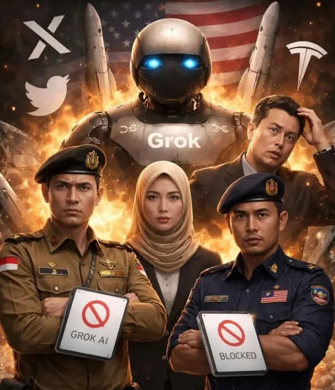 Indonesia dan Malaysia Blokir Teknologi Amerika, Elon Musk Masih Bungkam