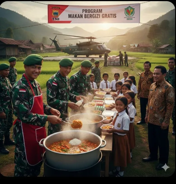 Di Balik Program MBG, Peran TNI Picu Pro-Kontra Publik
