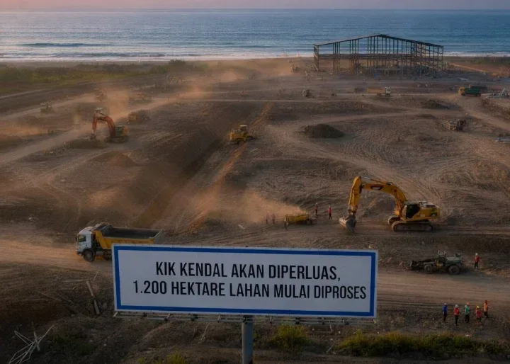 Siap-siap! KIK Kendal Akan Diperluas, 1.200 Hektare Lahan Mulai Diproses