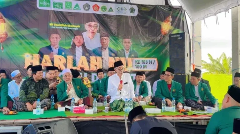 KH Ubaidillah Shodaqoh Tegaskan Khidmah NU dari Tanah Bintoro