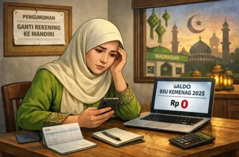 BSU Kemenag 2025 Belum Cair, Guru Madrasah Pertanyakan Kepastian Jelang Lebaran