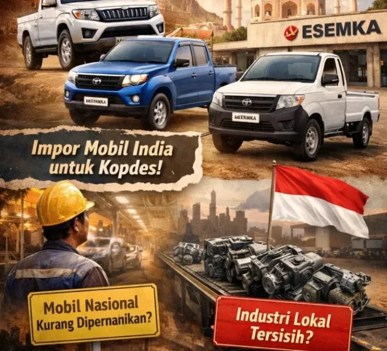 Indonesia Impor Mobil ke India untuk Kopdes, Esemka Kemana?