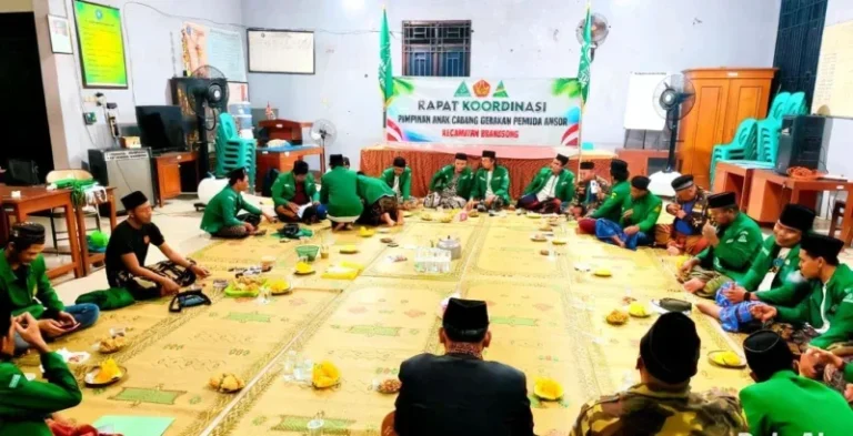 PAC GP Ansor Brangsong Gelar Rapat Koordinasi Persiapan Akreditasi