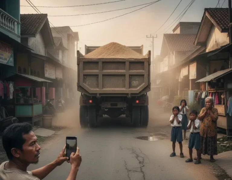 Warga Kaliwungu Resah: Dump Truk Lalu Lalang, Keselamatan Dipertaruhkan?
