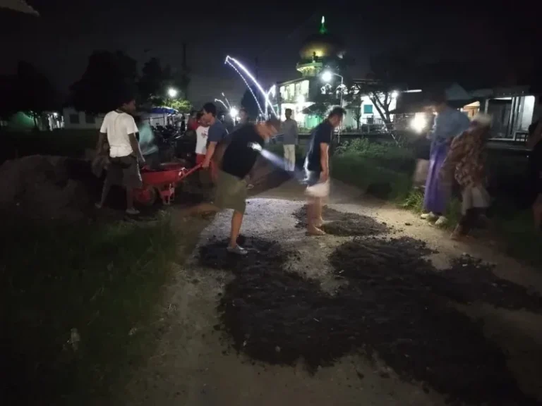 Jalan Kedungpucung Rusak Sejak 1986, Warga Tunggulsari Turun Tangan