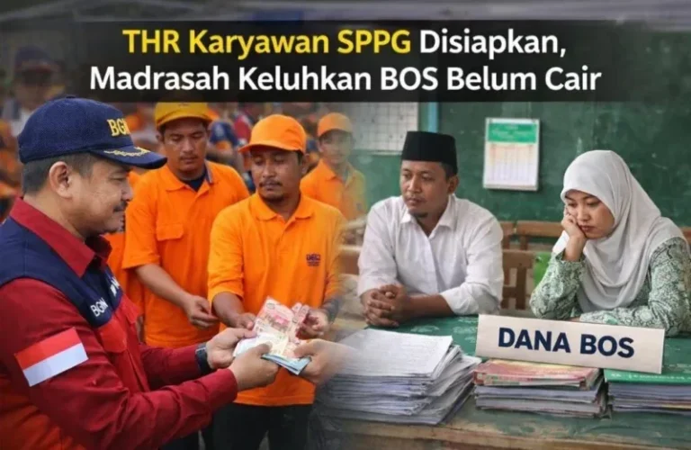 THR Karyawan SPPG Disiapkan, Madrasah Keluhkan BOS Belum Cair