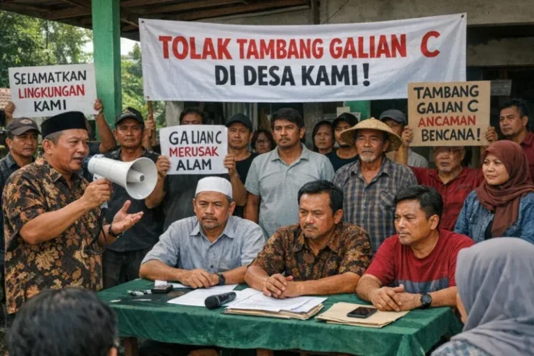 Cara Warga Menghentikan Tambang Galian c di Desa