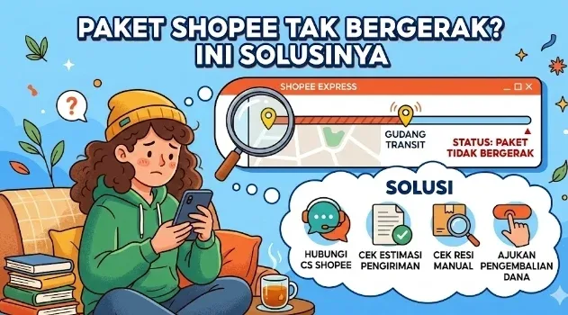 Paket Shopee Tak Bergerak? Ini Solusinya
