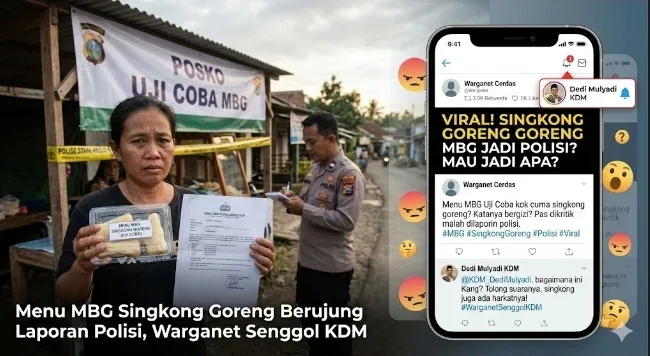 Viral! Menu MBG Singkong Goreng Berujung Lapor Polisi
