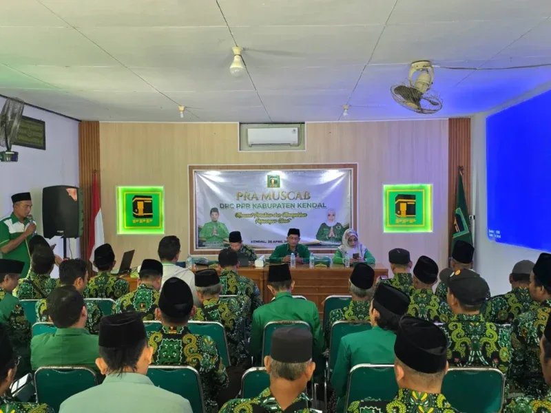 Pengurus dan kader PPP Kendal mengikuti kegiatan pra musycab sebagai bagian dari konsolidasi jelang musyawarah cabang yang akan digelar 2 Mei 2026.