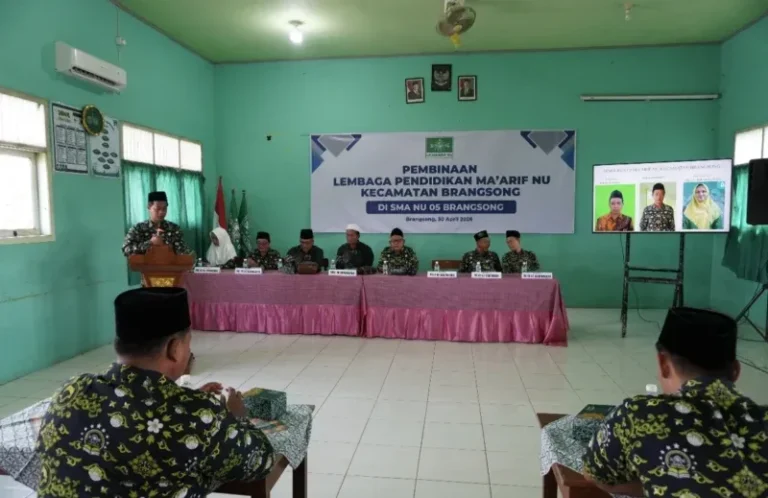 Pembinaan Lembaga Pendidikan Ma’arif NU Brangsong Tekankan Sinergi, Aswaja, dan Sukses SPMB