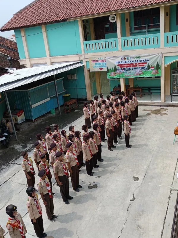 Pelantikan Bantara SMA NU 05 Brangsong Tanamkan Jiwa Tanggung Jawab dan Kepemimpinan