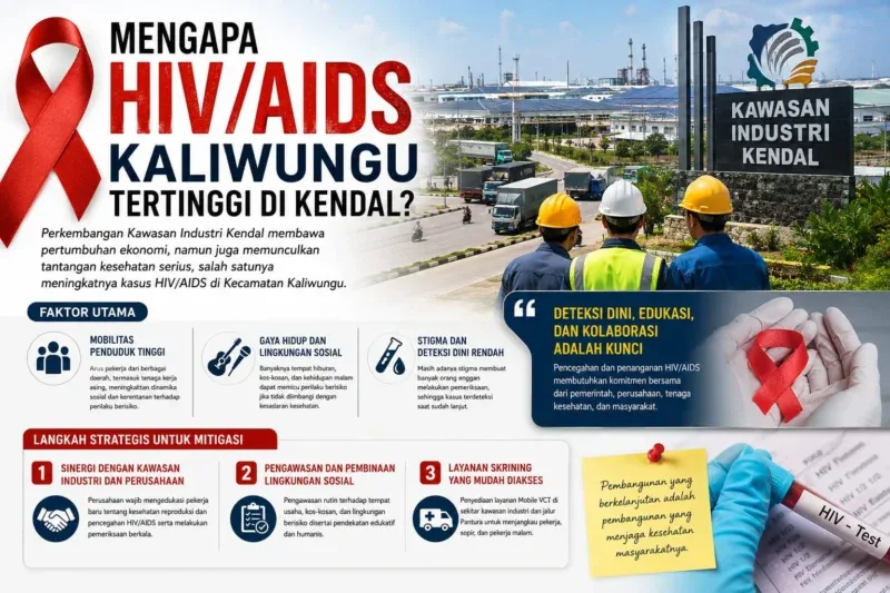 Kawasan Industri Kendal dan tantangan pencegahan HIV/AIDS di Kaliwungu.