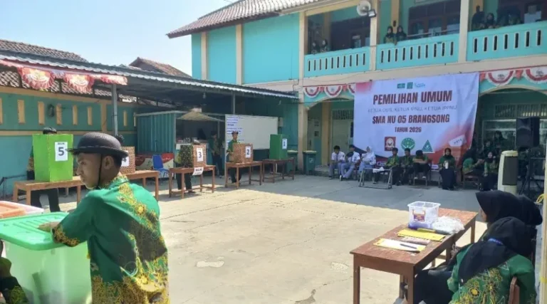 SMA NU 05 Brangsong Gelar Pemilihan Ketua OSIS dan IPNU–IPPNU, Tanamkan Demokrasi dan Kepemimpinan Pelajar